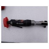 Husky 80 Foot per Pound Max Torque 3/8 Inch Reaction-less Ratchet with Rubberized Grip and Ball Type Socket