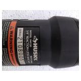 Husky 80 Foot per Pound Max Torque 3/8 Inch Reaction-less Ratchet with Rubberized Grip and Ball Type Socket