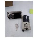 Kwikset 99160-020 Smartcode 916 Touchscreen Electronic Satin Nickel Deadbolt With Smart Key