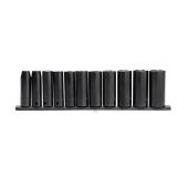 Husky 1/2 in. Drive Deep SAE Impact Socket Set (11-Piece)