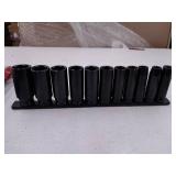 Husky 1/2 in. Drive Deep SAE Impact Socket Set (11-Piece)