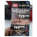 Toro PowerJet F700 140 MPH 725 CFM 12 Amp Electric Handheld Leaf Blower
