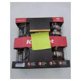 Kwikset 992 Juno Entry Knob and Double Cylinder Deadbolt Combo Pack featuring SmartKeyÂ® in Satin Nickel