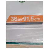 Gray 5-Tier Plastic Garage Storage Shelving Unit (36 In. W X 72 In. H X 18 In. D)