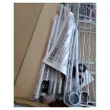 HDX Chrome 3-Tier Steel Wire Shelving Unit (23 in. W x 30 in. H x 13 in. D), Grey; MODEL: 525 430