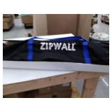 ZIPWALL ZP4 Barrier System,With 4 Steel 10 Ft Poles
