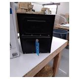 Oasis Classic Extra Large High Security Post Mount Mailbox Black