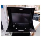 Oasis Classic Extra Large High Security Post Mount Mailbox Black