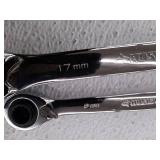 Husky Metric Quad Drive Ratcheting Wrench Set (2-Piece)