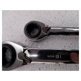 Husky Metric Quad Drive Ratcheting Wrench Set (2-Piece)