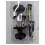 Kwikset Juno Keyed Entry Knob Featuring SmartKey Securityâ¢ In Venetian Bronze Model # 97402-737