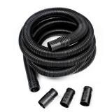 RIDGID 2-1/2 in. x 20 ft. Dual-Flex Tug-A-Long Locking Vacuum Hose for Wet/Dry Shop Vacuums