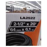 RIDGID 2-1/2 in. x 20 ft. Dual-Flex Tug-A-Long Locking Vacuum Hose for Wet/Dry Shop Vacuums