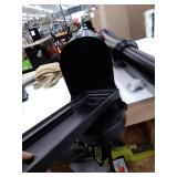 Postal Pro Madison Plastic Mailbox and Post Kit - Black