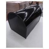 Gibraltar Mailboxes Marshall Large, Locking, Steel, Post-Mount Mailbox, Black, MLM16KB1