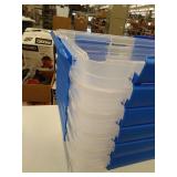 Ezy Storage 75L Storage Boxes Clear, 25.2in x 18.5in x 13.1 in