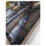 Black 5-Tier Steel Wire Shelving Unit (36 in. W x 72 in. H x 16 in. D) Model: 21656PS-1