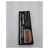 GEARWRENCH 1/4 in. Drive 6-Point SAE/Metric Slim Flex-Head Ratchet and Socket Mechanics Tool Set (55-Piece)Model: 81039