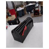 Gibraltar Mailboxe Elite Medium, Steel, Post Mount Mailbox, Black, Model: E1100B00