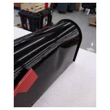 Gibraltar Mailboxe Elite Medium, Steel, Post Mount Mailbox, Black, Model: E1100B00