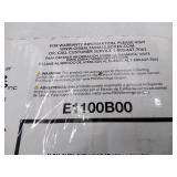 Gibraltar Mailboxe Elite Medium, Steel, Post Mount Mailbox, Black, Model: E1100B00