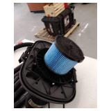 RIDGID 4 Gallon 5.0-Peak HP Portable Wet/Dry Shop Vacuum, Orange/ Peaches, Model: WD4070