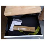 Husky Ready-to-Assemble 24-Gauge Steel 1-Drawer 2-Door Garage Base Cabinet, Model: G2801B-US