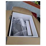 Glacier Bay All-in-One 24.125 in. x 21.375 in. x 35 in. Stainless Steel Laundry Sink with Faucet and White Storage Cabinet