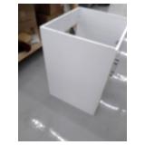 Glacier Bay All-in-One 24.125 in. x 21.375 in. x 35 in. Stainless Steel Laundry Sink with Faucet and White Storage Cabinet