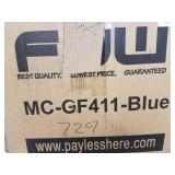 Office Chair Ergonomic Desk Chair Mesh Computer Chair with Lumbar Support Armrest Rolling Swivel Adjustable Task Chair for Adults(Blue)