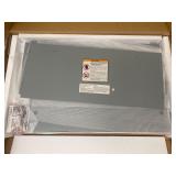 RiverRidge Home Ashland Bath 2-Door Wall Mounted Cabinet with Towel Bar, Gray