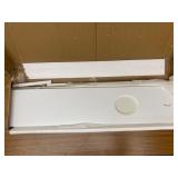 White Free Standing Bathroom Toilet Paper Roll Holder