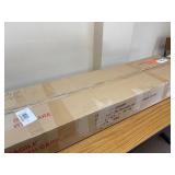 Bathroom Storage Ladder in White 14in L x 15in W x 53in H