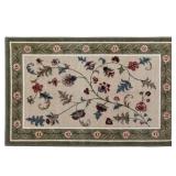 Farrah Floral Tufted Celery Area Rug