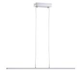 Conley 39.5" Dimmable Adjustable Integrated LED Metal Linear Pendant, Chromeby JONATHAN Y