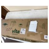 Vita Garden Urban 48 in. x 48 in. Brown PVC Raised Garden Bed