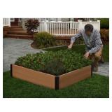 Vita Garden Urban 48 in. x 48 in. Brown PVC Raised Garden Bed