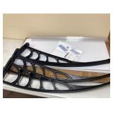 Zimtown 35.4in x 77in Door Window Outdoor Awning Patio Cover UV Rain Snow Protection Black Bracket