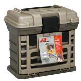 Plano 1354 Stow-N-Go Tool Box with 23500 Series StowAways, Graphite Gray and Sandstone
