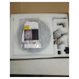 Boyel Living 2-Spray Patterns 4 GPM 10 in. Dual Shower Head and Handheld Shower Head with Body Spray in Matte Black