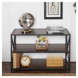 Walker Edison 40 in. X-Frame Media Bookshelf