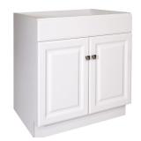 Design House Wyndham 30 inch Unassembled 2-Door Bathroom Vanity Without Top in White