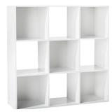 11in 9 Cube Organizer Shelf White - Room Essentials