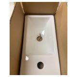 DELAVIN 16in Bathroom Vanity and Sink Combo Freestanding Vanity Set for Small Space Faucet not included