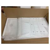 DELAVIN 16in Bathroom Vanity and Sink Combo Freestanding Vanity Set for Small Space Faucet not included