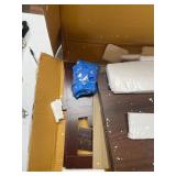 Amazon Basics Modern 5-Tier Ladder Bookshelf Organizer, Solid Rubberwood Frame - Espresso Finish