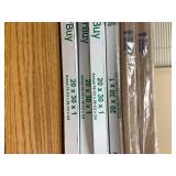 6 Associated Filters/ 4 FilterBuy - 20in x 30in x 1in.  / 2 True Blue- 20in x25in x 1in