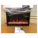 Meble Electric Fireplace Insert Multi Color 23.4in x 9.3in x 21in