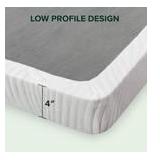 Zinus Jayanna TWIN 4 Inch BiFold Box Spring/Mattress Foundation