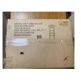 Flash Furniture Crown Back Black Metal Barstool with Black Vinyl Swivel Seat